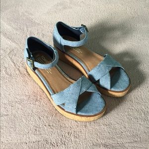 Toms Harper Wedge Sandals